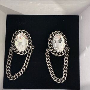 Alessandra Rich clip on earrings
